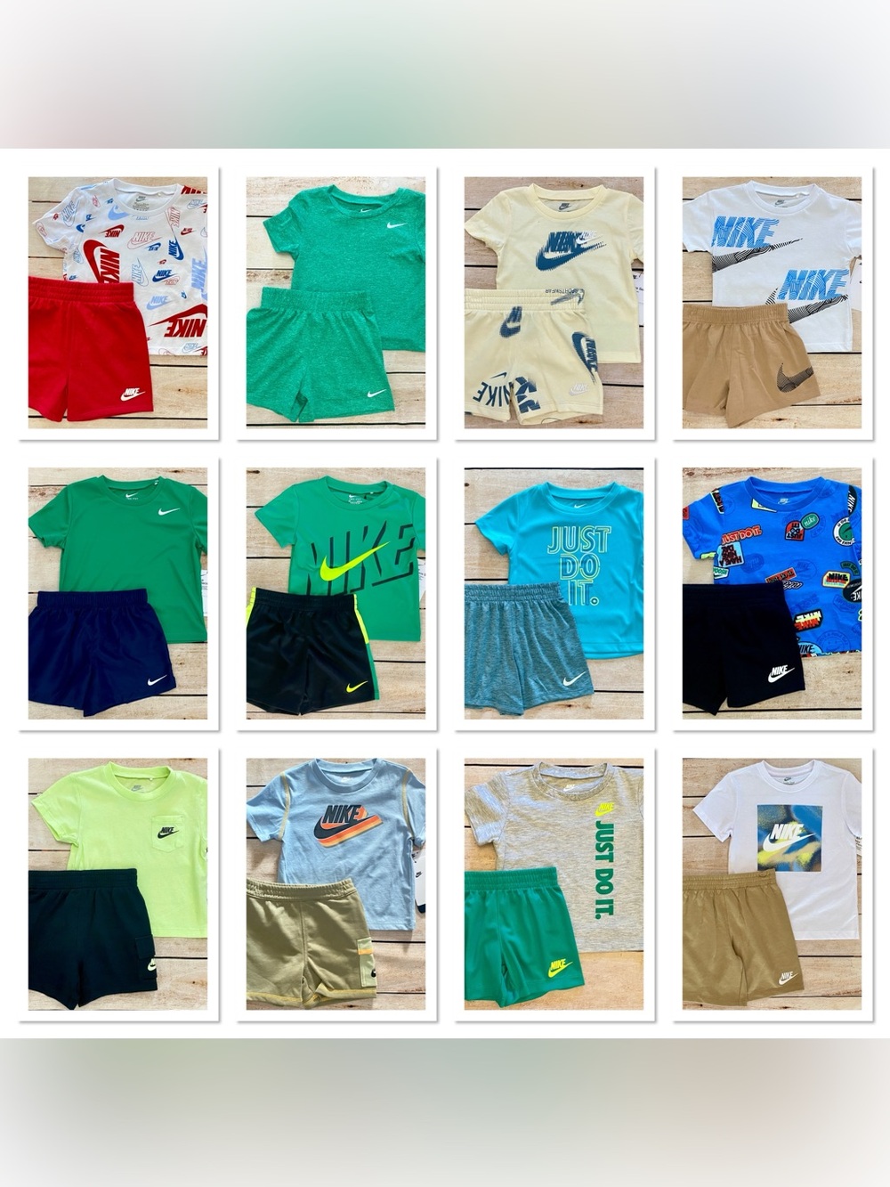 Nike & Under Armour Kids' T-Shirt and Shorts Sets Pick 4 Size 18M NWT